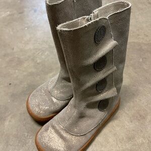 See Kai Run Kids Boots in Sparkling Silver and Brown